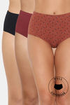 Zivame High Rise Full Coverage Hipster Panty (Pack of 3) - Multicolor — thumbnail 1
